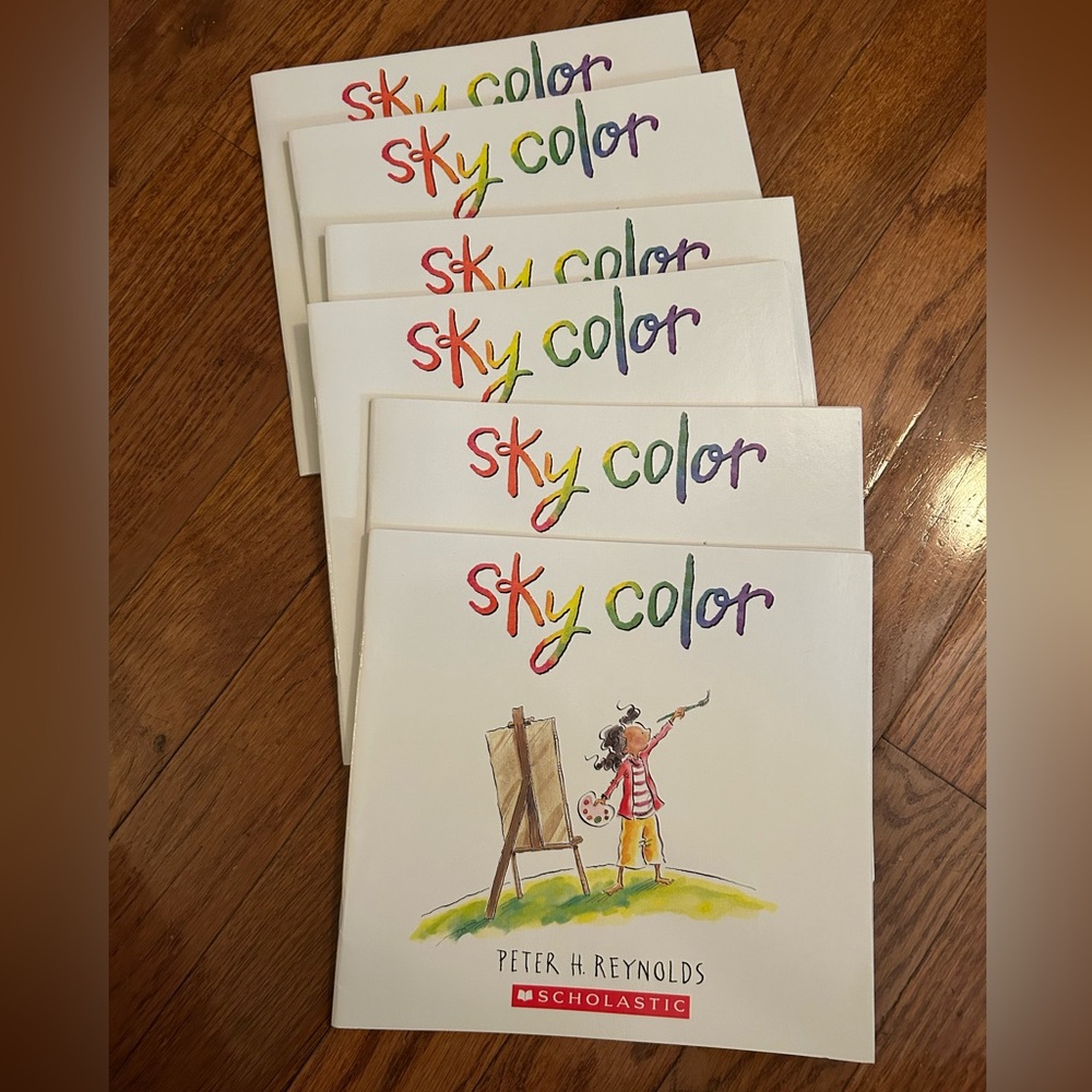 Scholastic Sky Color Book by Peter H. Reynolds 6 copies NWT